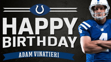 Happy Birthday Adam Vinatieri Giveaway