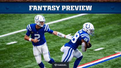 Week 12 DraftKings Monday Night Football Showdown: Pittsburgh Steelers vs.  Indianapolis Colts, Fantasy Football News, Rankings and Projections