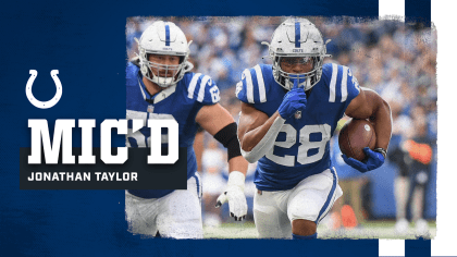 Mic'd: Jonathan Taylor Vs. Tennessee Titans