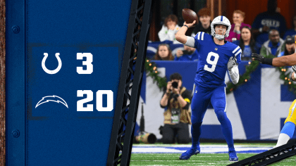 Colts – Chargers (3-20) : Nick Foles en enfer, Los Angeles en