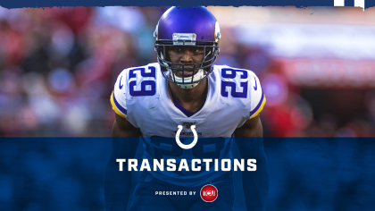 The Colts have signed All-Pro free agent cornerback Xavier Rhodes