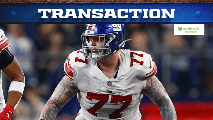 Jack Anderson awarded to the New York Giants off waivers