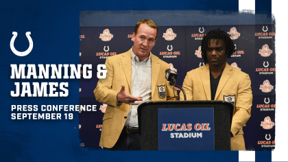 Colts fan Football Hall of Fame Guide for Manning and James