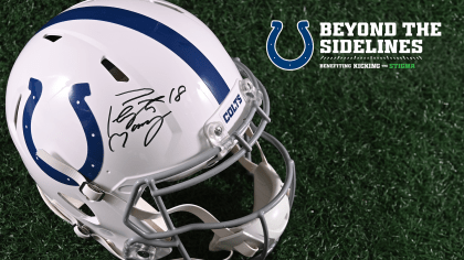 Jeff Saturday Signed Indianapolis Colts Speed Authentic NFL Helmet