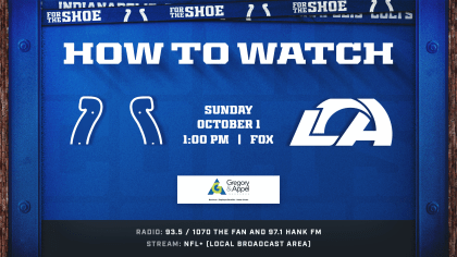 Indianapolis Colts at Houston Texans (Week 2) kicks off at 1:00 p.m. ET  this Sunday and is available to watch on FOX.