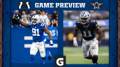 Dallas Cowboys host Indianapolis Colts