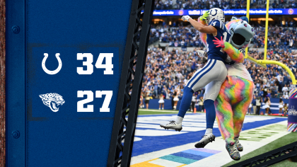 Colts complete comeback win over Jaguars after Alec Pierce's last