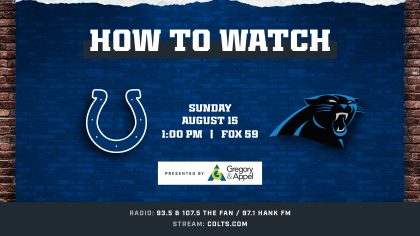 Carolina Panthers vs. Indianapolis Colts FREE LIVE STREAM (8/15/21