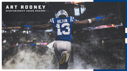 September 09, 2018: Indianapolis Colts wide receiver T.Y. Hilton (13)  during NFL football game action between the Cincinnati Bengals and the  Indianapolis Colts at Lucas Oil Stadium in Indianapolis, Indiana.  Cincinnati defeated