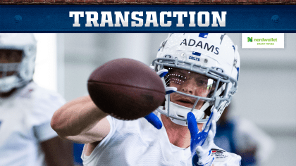 Colts sign WR Tyler Adams, WR Kody Case, T Matthew Vanderslice, DT