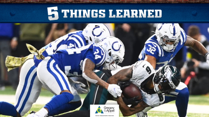 Breaking down the NFC East standings after Eagles 17-16 win over Colts