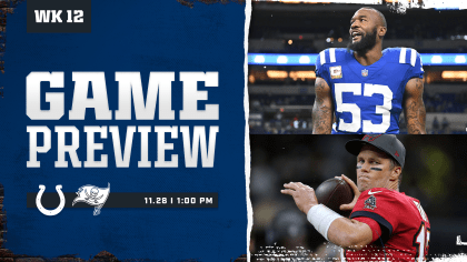Game Preview: Colts vs. Buccaneers