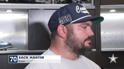 January 05, 2019: Dallas Cowboys offensive guard Zack Martin #70