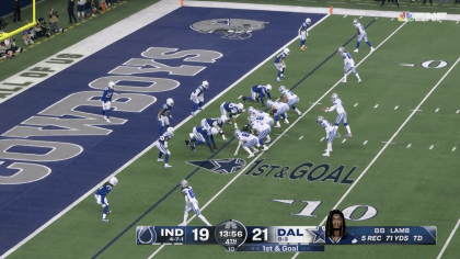 Dallas Cowboys defensive tackle Neville Gallimore (96) gets a kiss