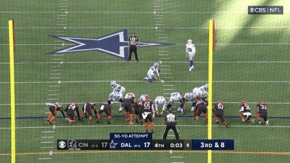 Brett Maher fantasy football stats: Cowboys kicker continues to miss field  goal - DraftKings Network