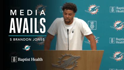 Dolphins S Brandon Jones leaves game vs. Steelers with lower-body injury