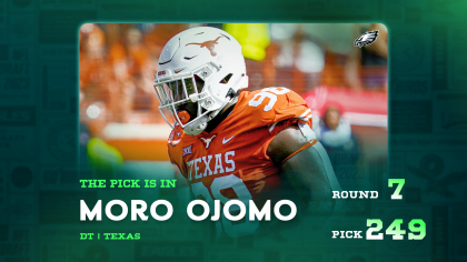 Eagles select DT Moro Ojomo with the 249th overall pick