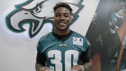 Corey Clement Signed Philadelphia Eagles Salute To Service Jersey (JSA –