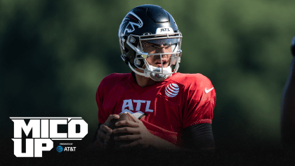 Teez Tabor is mic'd up in Mercedes-Benz Stadium, AT&T Training Camp, Atlanta Falcons