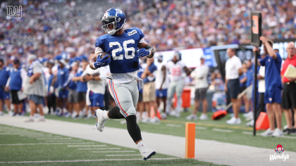 Saquon Barkley wows at NY Giants practice, first scare of camp follows