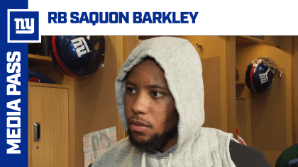 New York Giants RB Saquon Barkley takes next step in recovery