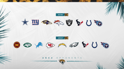 Jacksonville Jaguars 2022 Schedule On To '22: Opponents Set
