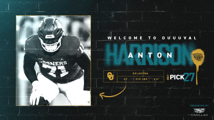 Jags pick Oklahoma OL Anton Harrison 27th overall in NFL Draft