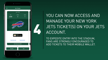 New York Jets  Mobile Ticketing