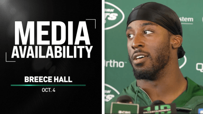 Draft Selection  Jets Legend Darrelle Revis Announces the Pick of RB Breece  Hall (Rd. 2, No. 36 Overall)