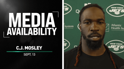 2023 New York Jets Captains - Aaron Rodgers, C.J. Mosley and Justin Hardee