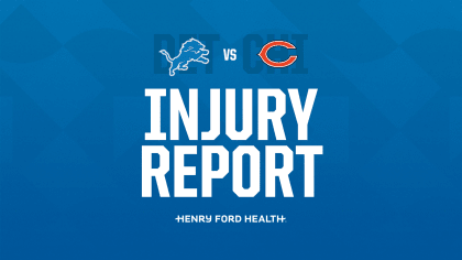 Detroit Lions vs Dallas Cowboys Week 7 injury report & game designations:  Friday, October 21