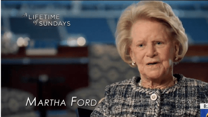 Measuring current trust in Detroit Lions owner, Martha Firestone Ford