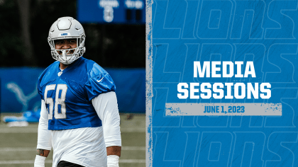 DETROIT, MI - OCTOBER 30: Detroit Lions offensive tackle Penei Sewell (58)  waits for the play during an NFL football game between the Miami Dolphins  and the Detroit Lions on October 30