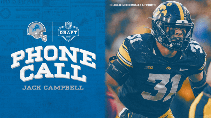 Detroit Lions select Iowa LB Jack Campbell with No. 18 pick in NFL