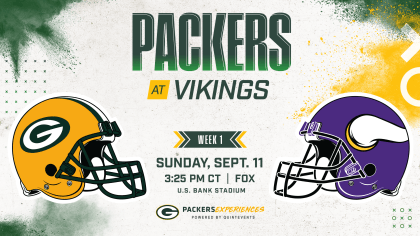 Week 1: Packers visit the Minnesota Vikings