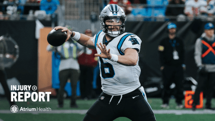 Carolina Panthers list Baker Mayfield as doubtful in Friday injury