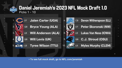 Post-Super Bowl 2023 NFL Mock Draft: Bryce Young and Will Levis off the  board first, C.J. Stroud joins Panthers, NFL Draft