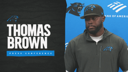 Thomas Brown talks about entering his first game as Panthers OC