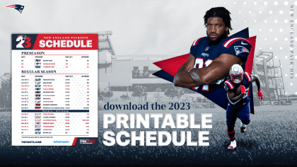 New England Patriots on X: But waitthere's more! Download & print  the 2021 Patriots schedule:  / X