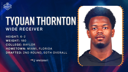 Patriots Receiver Eagerly Awaiting Tyquan Thornton's Return