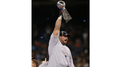 Joe Andruzzi New England Patriots Signed 8x10 3X Champ Inscribed Patriots  Alumni