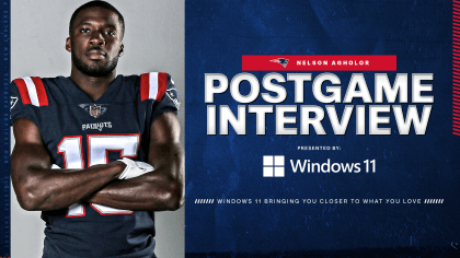 Nelson Agholor on Patriots Postgame Show 9/18