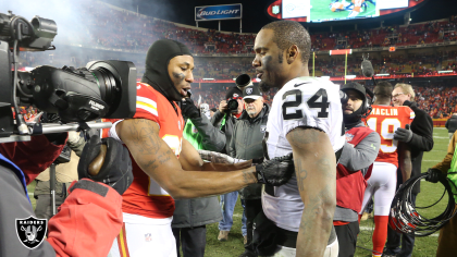 Cornerback Marcus Peters suiting up for his childhood team