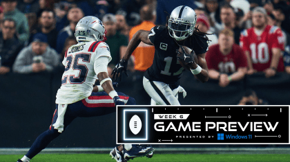 Game Preview: New England Patriots at Las Vegas Raiders