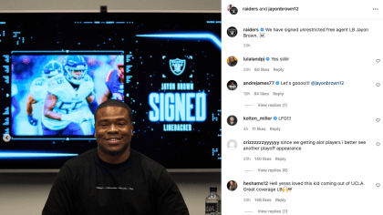 Raiders linebacker Jayon Brown health - Silver And Black Pride