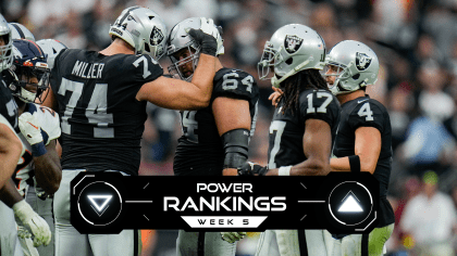 Las Vegas Raiders Power Rankings