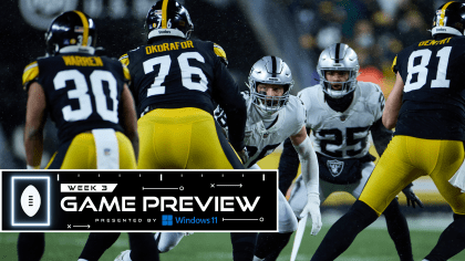 NFL recap: Steelers win in primetime, Raiders prevail in OT