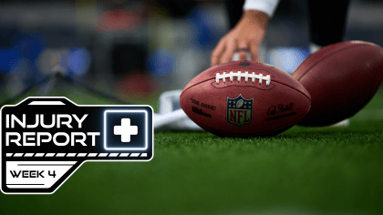 NFL Week 4 Injury Report For All 32 Teams