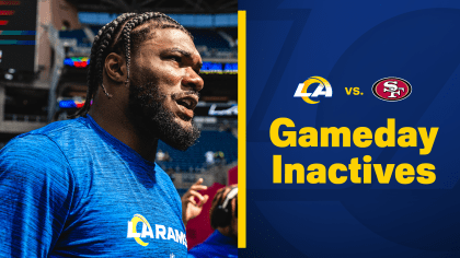 49ers vs. Rams Injury Report, Inactives – Week 2 - Bleacher Nation