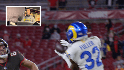 Radio Call of the Game: Jordan Fuller intercepts Tom Brady to seal the Rams  victory over the Buccaneers